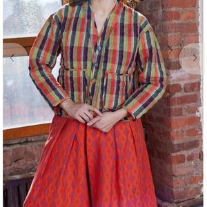 Colorful Striped Women's Blazer